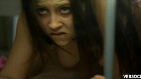 I see Luna Ruiz in the mirror like she's this brunette babe giving blowjob and riding cowgirl until orgasm with some fingering and kissing... wait no that's not right I mean handjob too and tattoo details oh god the cumshot!