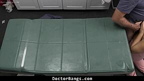 Doctor lays shy teen patient down for his monster cock treatment in hospital 😏