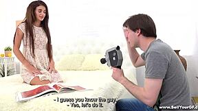 guy turns his wife kate rich into a pornstar by selling her gf for hardcore riding and cumshot