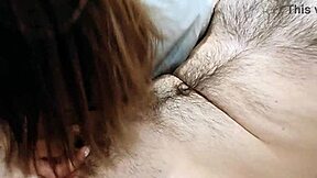 birthday gift for stepdad includes a blowjob and handjob in the bedroom