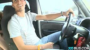 Amateur Redhead Teen Babe Tiffany Tailor Gets Wild In Public Bus Humiliation