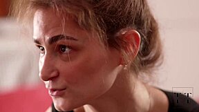 gentle seduction after a good jog with brunette ebony teen getting oiled massage and scissoring in full movie 4k hd tim team