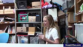 thief in uniform alyssa cole gets caught by police officer