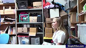 thief in uniform alyssa cole gets caught by police officer