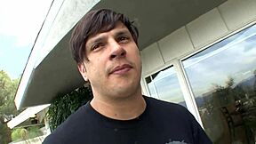 Horny 19 year old brunette gets creampie in her shaved pussy after deepthroat and doggystyle, oh man it's hot sqf