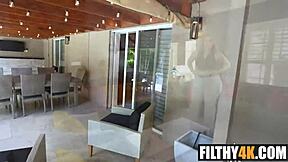 Stepmom's Hubby Can't Get Hard So She Begs For My Cum Inside Her!