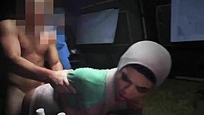 Hey cutie you're making me orgasm by sneaking into the military base like this!