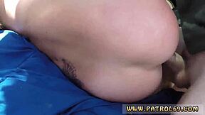 Teen gangbang with pale brunette cutie