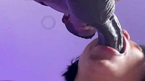 Brunette teen says goodbye to stepbrother with deepthroat and rough sex