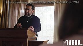 Confession of Desire Belle Penelope Kay Confesses Sexual Desires to Priest Tommy Pistol!