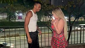 Whoa, This Milf Stops Me And Begs To Fuck Her Right There In The Street!