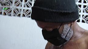 Stepdad waits for wife to leave then grabs young stepdaughter on sofa.