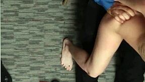 Horny Teen Thief Angel Del Rey Gets Naked For Pervert Officer