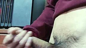 Hey, check out this big cumshot exploding from my hard cock, wanna see more?