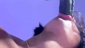 Brunette teen says goodbye to stepbrother with deepthroat and rough sex