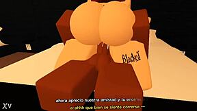 Let's reinforce our friendship with some hot sex while playing Roblox.
