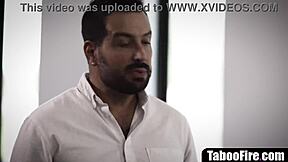 Oh wow, this 18yo teen gets roughly fucked and deepthroated by her much older boyfriend's monster cock!