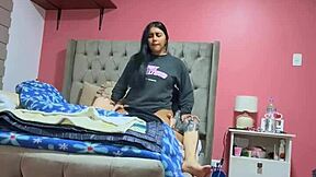 los padres de mi novia nos dejaron solos en casa y nos divertimos