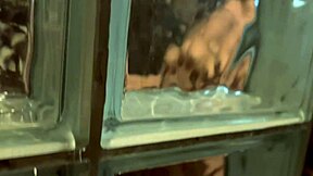 He can't control himself whenever he sees me take a bath