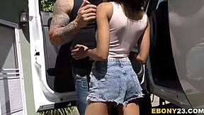 Exclamatory-Raw Ariana Aimes Petite Ebony Pornstar In Hardcore Interracial Sex With Big Tits Bouncing Wildly!