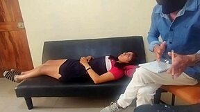 This stays our secret as old man fucks innocent young 18+ woman with huge cock.