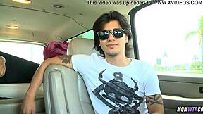 I love sucking that big cock in the back of my SUV.