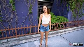 real teen 18+s - beautiful ebony teen 18+ cecilia lion gets fucked