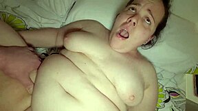 my wife cums hard as i describe fucking another girl and she begs for the same cumshot 😈💦