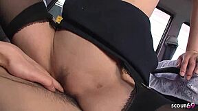 I-i seduced that japanese nympho taxi driver to rip clothes and fuck me doggystyle in car public quickie with creampie oops uncensored jav