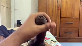 My stepmom jerked me off before school with creampie cum