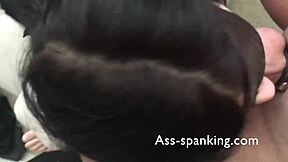 Young BDSM Girl Spanked Hard And Filled With Creampie On Webcam