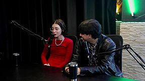 Yastrixx Exhibits in Sheer Red Lingerie After Responding to Sucking Sitting and Passing Challenge