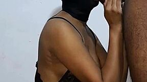 Colombian couple shares homemade video of cute latina with big ass and natural tits. She gives sexy blowjob and extracts cum with her mouth.