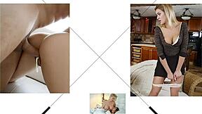 Maya Bijou flashes her tits and gives blowjob to stepbro for a ride