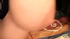 Their hookup reached next level as he passionately drilled her asshole with rod in rough doggystyle bent over sex