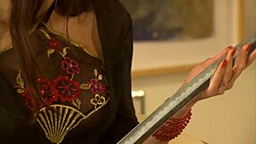 Layla Rivera loves making samurais happy with shaved pussy riding and facial cumshot