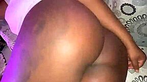 petite girl with tight pussy takes big black cock in cowgirl doggystyle creampie homemade sex