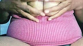 Indian girl shows juicy hairy pussy big boobs in close-up