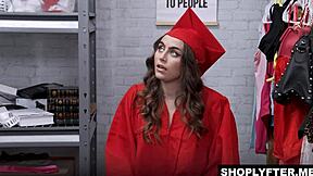 shoplifter selina bentz willing to show the officer those extracurricular skills