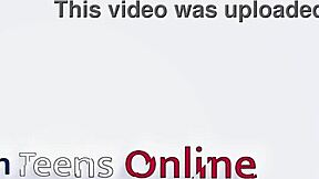 Busty Brit teen 18+ rides her fucking machine in solo homemade action.