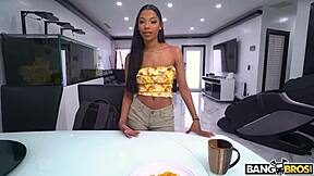 eden west sucked her stepfather jonathan jordan's big cock until he came all over her face