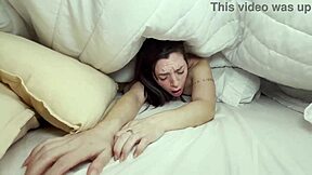 I mixed up my stepsis with my sex doll. Ended up fucking both in rough doggystyle and cowgirl positions with cum.