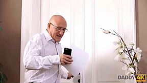 daddy4k the boy doesn't know all the sex tricks so the girl tries the stepfather