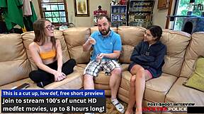 Blackmailed Petite Blonde Miraa Monroe Deepthroats Cop