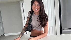 I mean, like, me and my girlfriend Charlette Mae sneak off for public doggystyle sex in this household fantasy with Scott Stark