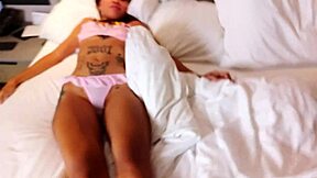 Pounding that petite Asian babe with rabbit toy until cum explodes!