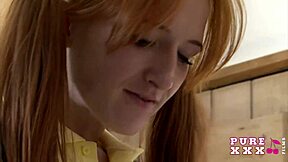 It's just a redhead and a ginger getting into lesbian action with dildo fingering licking and strapon.