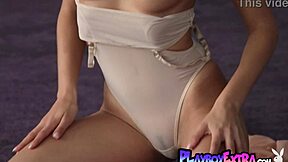 romanian teen ana tomouanu shares an intimate moment stripping clothes and undressing in softcore solo with natural tits