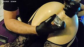 Are you trying all those dildos, young slim girl?