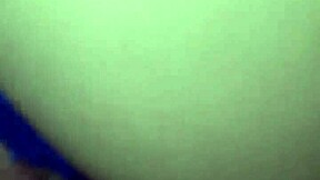 colombian amateur babe with big ass and tits pulls panties aside for homemade dildo play in her wet spots